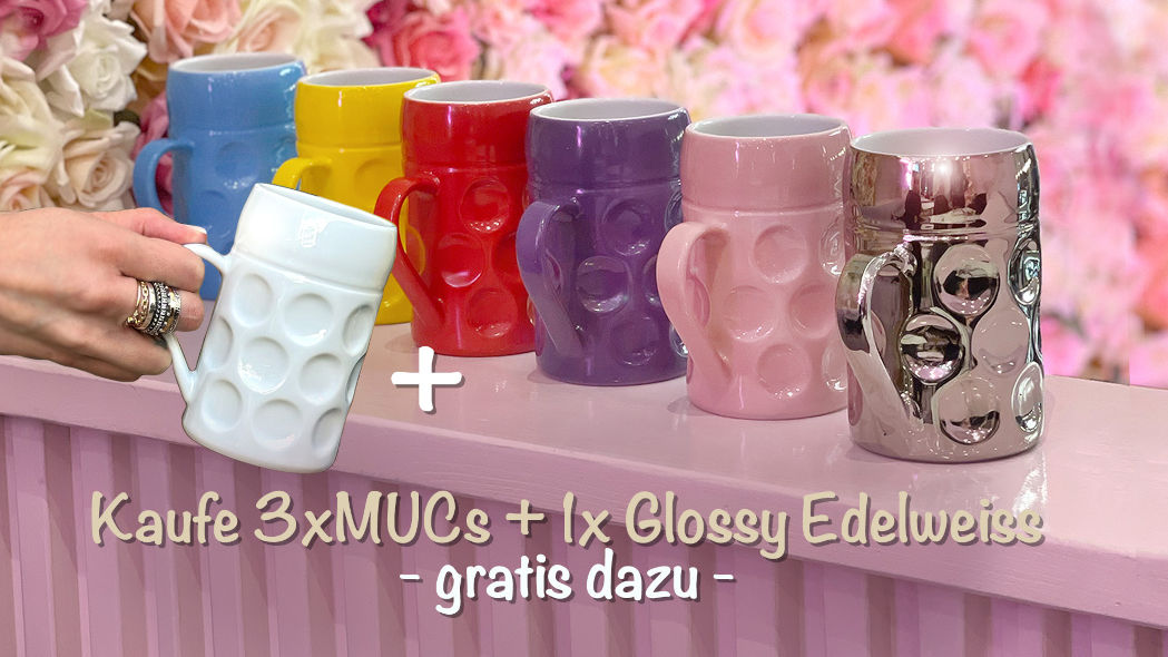 Kaufe 3x MUCs + 1x Glossy Edelweiss - gratis dazu -