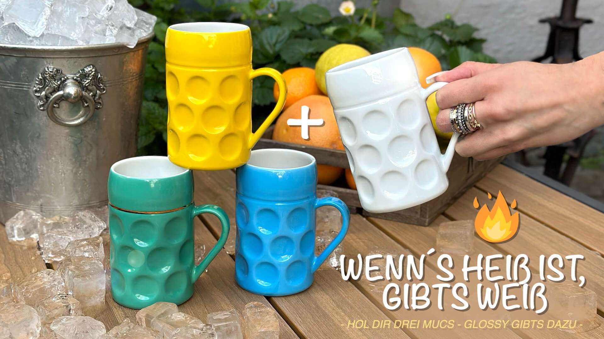 Wenn's heißt ist, gibt's weiß