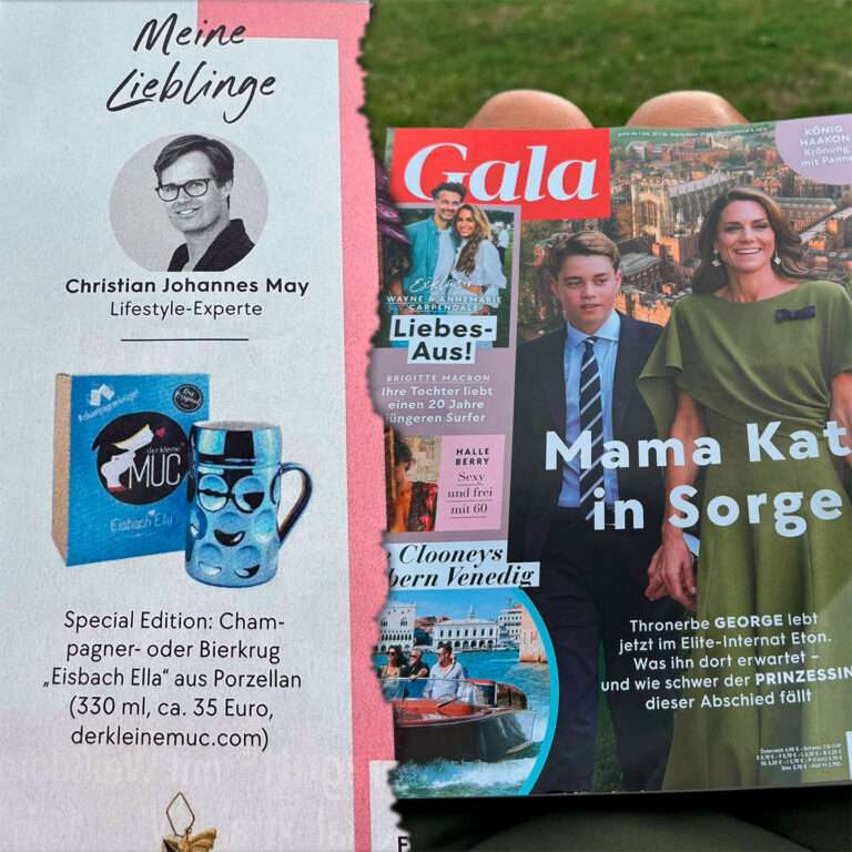Der kleine MUC in der Gala als Lifestyle-Empfehlung